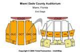 Miami Dade County Auditorium Seating Images
